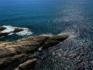 Canvas Print - Sea and rocks.