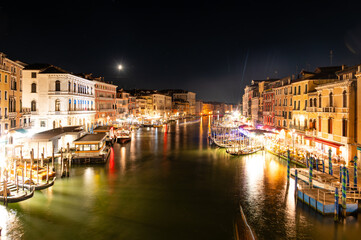 Grand Canal at night, Venice