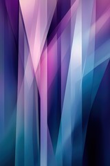 Wall Mural - smooth gradients merging soft blues and purples with geometric accents