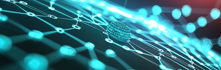 Background in technology. Big data concept. Illustration in a modern style.