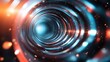 © Dulemegapixel - An endless tunnel filled with light and motion captivates viewers, symbolizing limitless possibilities. Its futuristic design ignites imagination and creativity.