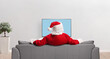 © Ljupco Smokovski - Santa claus on a sofa in a living room