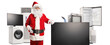 © Ljupco Smokovski - Santa claus selling tv and home appliances