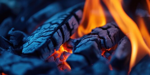 Warming Campfire Flames