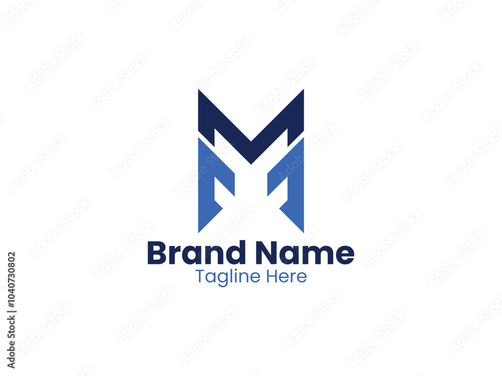 Creative modern initial letter M logo vector Stock Vector | Adobe Stock