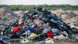 © Akhtar - A Pile of Discarded Clothing at a Waste Dump Highlighting Environmental Impact and Textile Waste Management Challenges