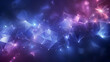 © WingBuk - Abstract Background - Geometric Purple and Blue Polygonal Mesh with Glowing Lights