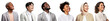 © Rawpixel.com - Diverse people looking up png cut out element set