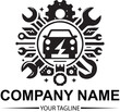 © Rahima - vector car service logo