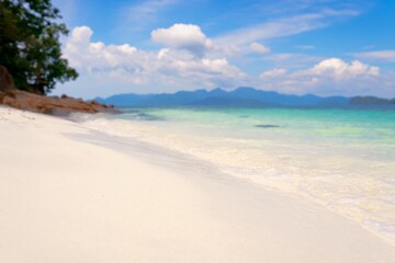 Wall Mural - Empty sand beach