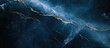 © boxstock production - Dark blue marble texture with gold veins and elegant abstract patterns