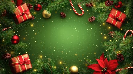 Wall Mural - merry christmas background