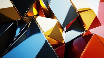 Poster - Geometric Abstract Shapes