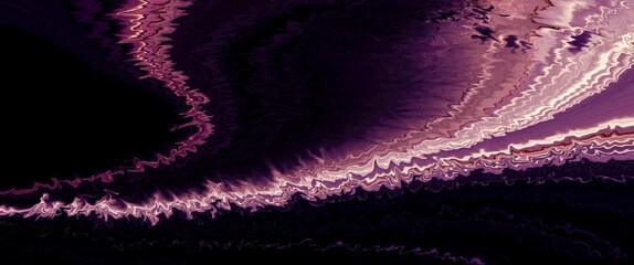 Wall Mural - abstract deep dark alcohol ink background with hand painted design elements, luxury liquid texture o