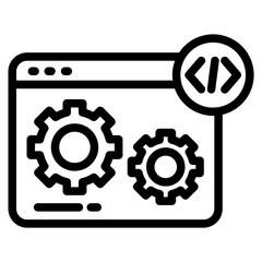 Web development icon