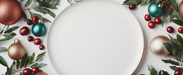 The Elegant Christmas Plate