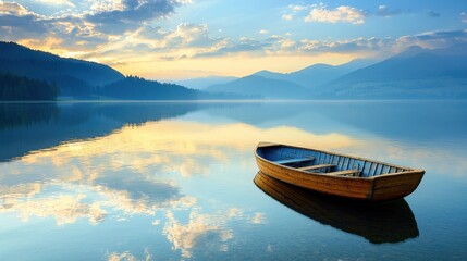 Naklejka na meble Serenity at Dusk: A National Geographic Inspired Landscape