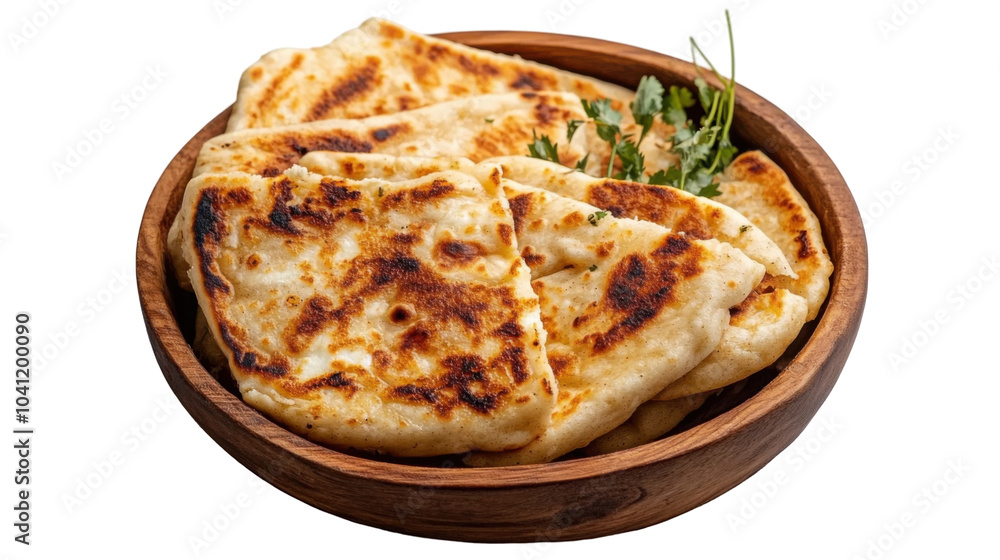 Classic indian culinary delight: shahi paneer and roti for traditional ...