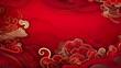 © Joyous BG - Chinese traditional Background design with abstract pattern in red Background Chinese red textured pattern