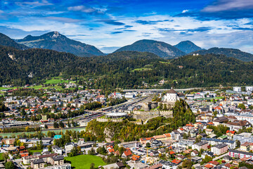 famous old town of kufstein - austria