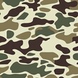 © Ricky - Retro Old School Duck Hunting Camouflage, Seamless Camo Pattern Texture