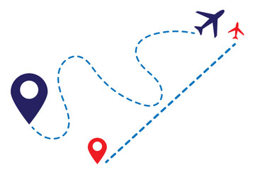 Wall Mural - red pin point. map address location pointer symbol