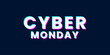 © Ardkyuu - Cyber ​​Monday sales promotion background. Modern cyber monday text template design. Vector illustration