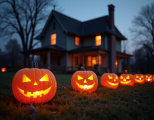 Jack-o'-Lantern Row.