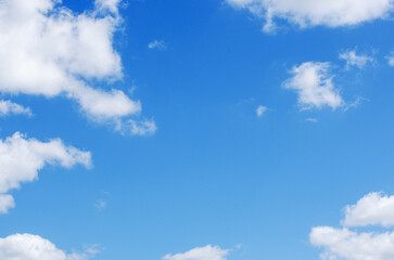 Wall Mural - white cloud in the blue sky