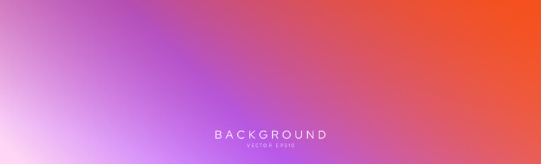 Wall Mural - purple orange color gradient banner background vector design