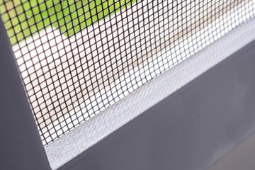 mosquito net wire screen on house window protection against insect