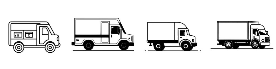 Poster - Symbol for fast delivery package modern design illustration template