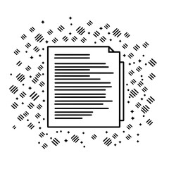 Leinwandbilder - Solid modern design in a trendy style file transfer icon