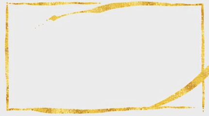 Gold foil frame gold splatter frames glittergold brush stroke on transparent background glitters png