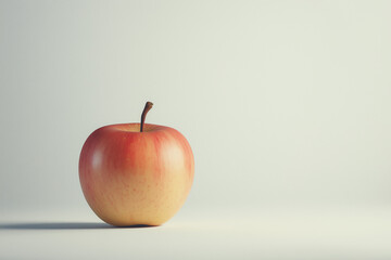 fresh and delicious apple isolated on white background