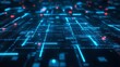© Puttipong - Vibrant Digital Abstract Background with Glowing Lines
