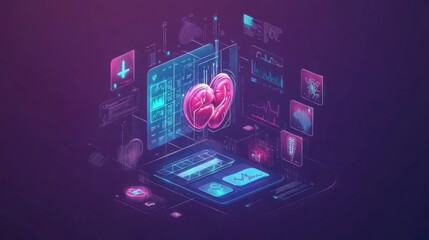 The Heart of Technology: A Digital Representation of Life's Essence