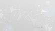 © AF DigitalArtStudio - Abstract tech network connection dots and plexus lines on a white background. Digital neural technology and data science analysis background. Futuristic scientific wallpaper with mesh
