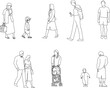 © TSANI - illustration design sketch completeness vector image family activities