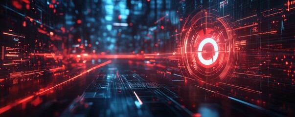 Leinwandbilder - 3D rendering of a 2025 target concept with arrows and symbols illustrating business goals, sleek design, contemporary visuals, engaging graphics