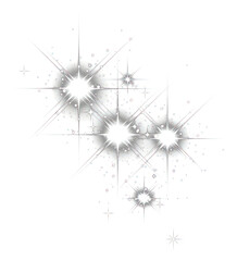 Wall Mural - png a vector glowing light effect lights illustration background.