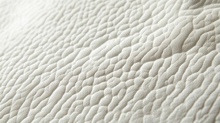 Sticker - Texture of synthetic white eco friendly leather