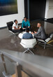 © JonoErasmus - Top View of Diverse African Black Team in Collaborative Meeting