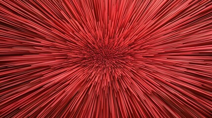 Wall Mural - vibrant burst of red lines radiating outward, creating a dynamic abstract background that symbolizes