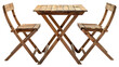© Rawpixel.com - PNG Teak wood table and chairs furniture folding outdoor.