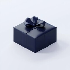 Wall Mural - blue gift box