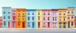 © MINHO - Colorful Row of Townhouses