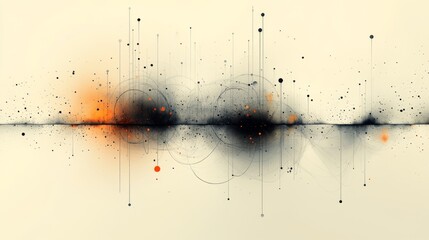 Poster - This artwork showcases an abstract representation of sound waves, blending vibrant colors and geometric shapes to evoke energy and movement, creating a dynamic visual experience.
