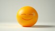 © A4719 - Happy Yellow Emoji 3D Render   Smiling Face Icon Illustration
