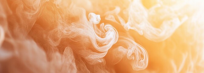 Poster - Smoke or fog isolated in transparent form. Modern white cloudiness. Effect of floating white fog.